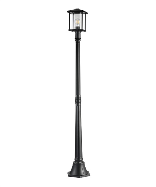 IP44 professional manufacture outdoor decorative lighting antique aluminum 2m pole lamp post led garden pole light