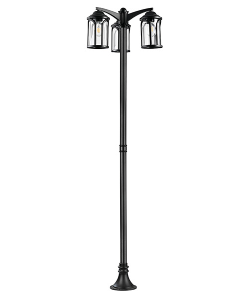 22615A Garden lighting pole light outdoor street lamp post garden gate lamp  aluminum lawn lamp traditional gate lamp