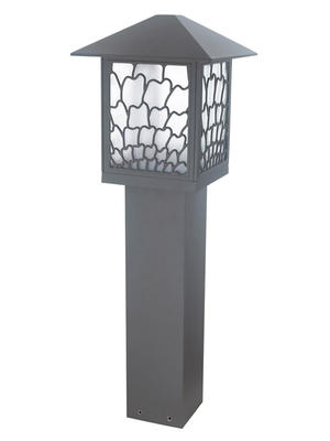 Classic Modern Garden Decorative Square Bollard Light