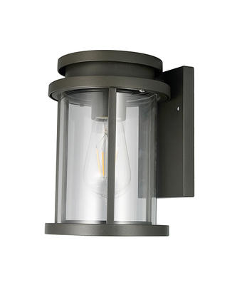 Black Cylindrical Metal Wall Lamp 1611