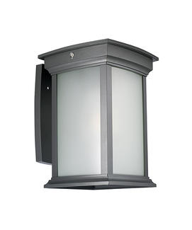 Black Vintage Outdoor Lantern Wall Light 