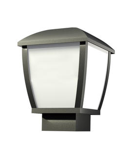 Outdoor post Lighting with frosted Glass