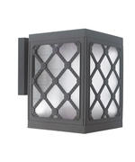Black Checkered Rectangular Wall Lamp