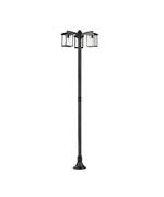 Simple design 3-heads high pole lamp 20415