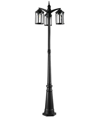 2269A Antique Aluminum Alloy lamp garden street lighting led post light with pole fixture